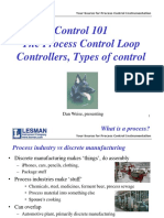 Control 101 The Process Control Loop Controllers, Types of Control