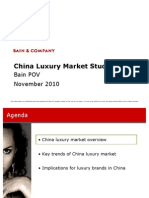 China Luxury Market Study 2010