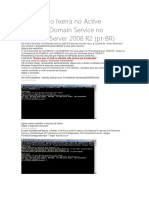 Microsoft Windows Server 2008 R2 - HAbilitando Lixeira No Active Directory Domain Service