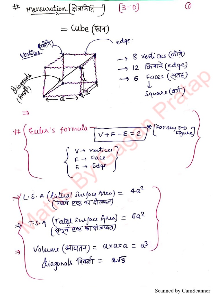 Mensuration Notes | PDF
