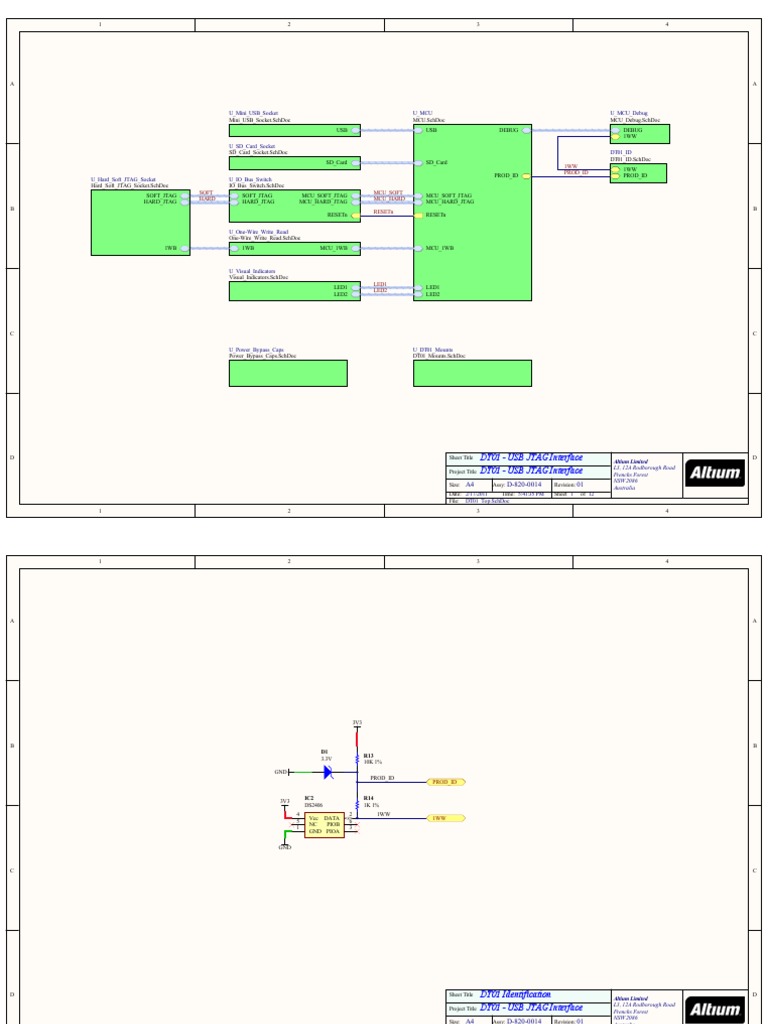 USB JTAG Interface Schematic | PDF | Computer Engineering | Digital ...