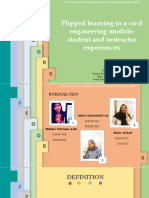 Flipped Learning in A Civil Engineering Module: Student and Instructor Experiences