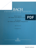 Bach - Sechs Sonaten Band II