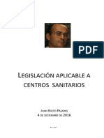 Legislacion Aplicable A Centros Sanitari