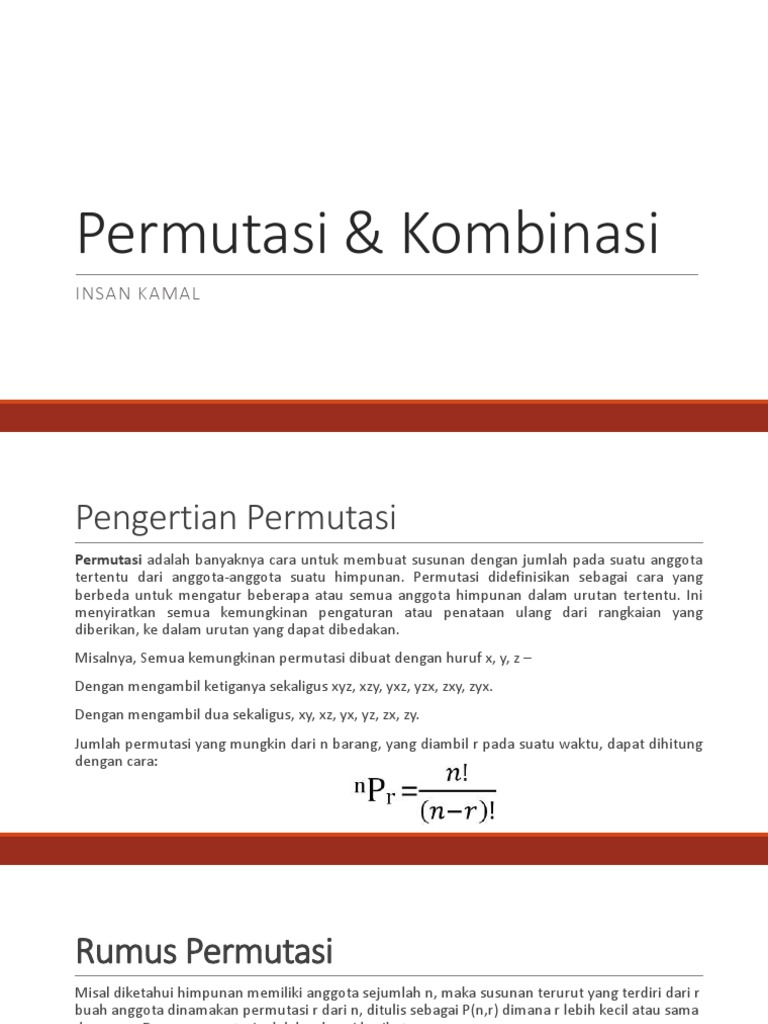 Permutasi | PDF