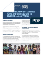 Mainstreaming Sustainable Food and Agriculture in Rwanda: A Case Study