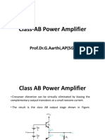 Class AB Power Amplifier