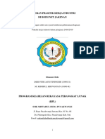 Daftar Isi Laporan Praktik Kerja Industri