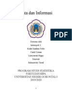 Data Dan Informasi: Program Studi Statistika Fakultas Mipa Universitas Negeri Gorontalo 2019/2020