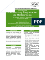 Planificacion y Programacion Del Manteni PDF