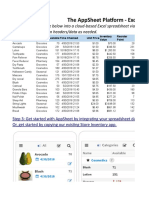 Store Inventory Excel Template