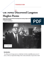 On Newly Discovered Langston Hughes Poems by Arnold Rampersad _ Poetry Magazine