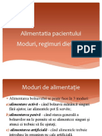 Alimentatia Pacientului Mod, Regim