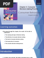 Chapter 4: Consumer Decision-Making Process