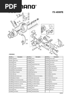 Schematic Shimano Stella 10000fa | PDF | Gear | Clutch