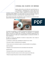 Rehabilitación Integral Del Paciente Con Prótesis Ocular