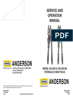 Anderson Anderson: Service and Operation Manual