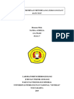 Uji Pemompaan Metode Long-Term Constant Rate Test