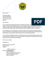 Letter For Organizational GAD Assessment