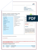 Detailed Statement: Indianoil Citibank Titanium Credit Card