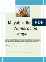 Mayab' Ajilab'Äl Numeración Maya Miguelcabrera