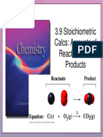 3 9 Stoichiometric Calcs Amounts of Reactants and Products