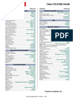 Cessna 172S G1000 Checklist