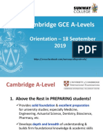 A-LEVEL Orientation Slides 201909