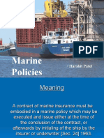 Marine Policies: - Harshit Patel