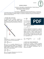 Informe de Pendulo Fisico