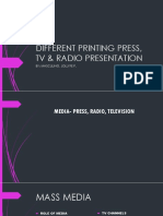 Presentation of Different Printing Press