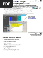 For Using The ANSYS-Syntax-Highlighter: Quickstart