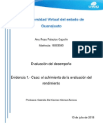 El Sufrimiento de La Evaluación Del Rendimiento