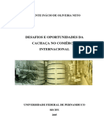 Tese de Mestrado - Cachaça Desafios e Oportunidades Da Cachaça No Comércio Internacional 2005 - UFPE