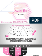 Welcome To LOVELY BOYS's Presentation