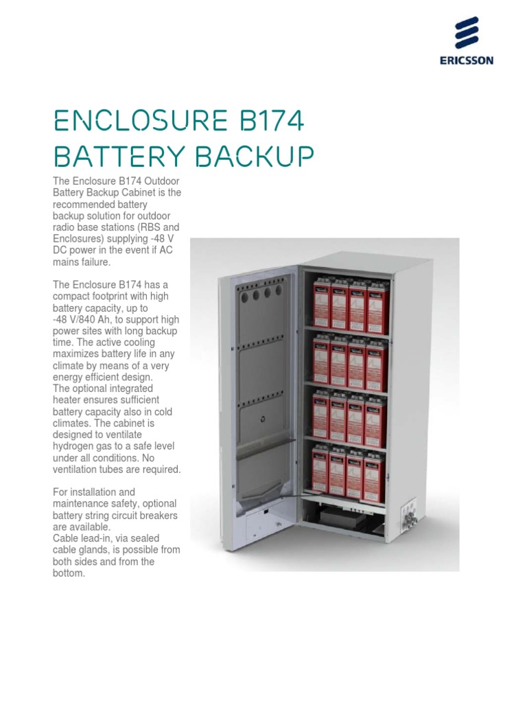 Enclosure B174 Datasheet | PDF | Electrical Engineering | Electric Power