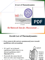 An Universal Law For Measurement : Zeroth Law of Themodynamics