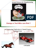 MCL 141: Thermal Sciences For Manufacturing: Energy or Tool Who Cam First ?