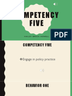 Competency Five