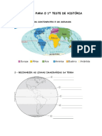 Revisões Para o 1º Teste de História