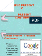 Inglês PPT - Integral - Simple Present X Present Continuous