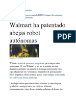 abejas robot walmart