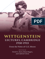 D. Stern_ B Rogers_ G Citron (eds) - Wittgenstein_ Lectures, Cambridge 1930-1933. From the Notes of G. E. Moore (2016).pdf