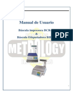 Manual Bascula Metrology BCR-30