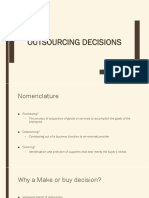 Outsourcing Decisions PDF