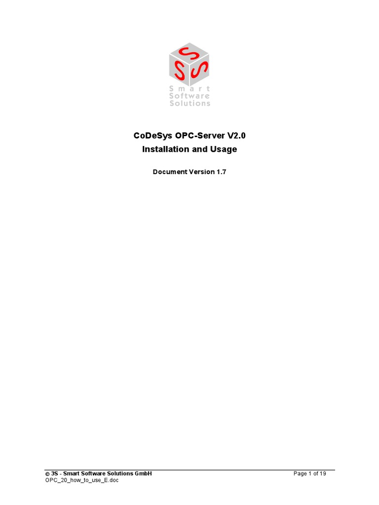 CoDeSys OPC Server V2.0 Guide | PDF | Component Object Model | Windows ...