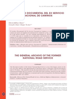 ARCHIVO DOCUMENTAL DEL EX SERVICIO NACIONAL DE CAMINOS BOLIVIA