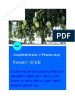 Research Article: Bangladesh Journal of Pharmacology