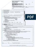 Tia or Stroke Admission Forms