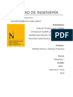 Levantamiento Con Cinta Informe Topografia 1 